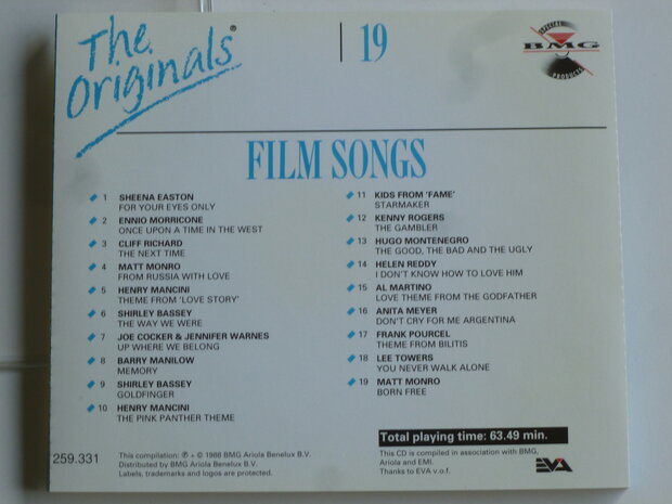 The Originals 19 - Film Songs