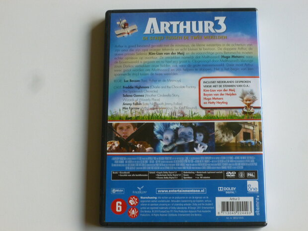 Arthur 3 - De strijd tussen de twee werelden (DVD)