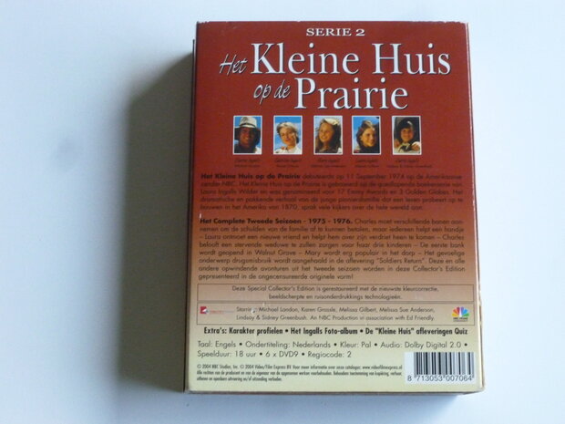 Het Kleine Huis op de Prairie - Serie 2 (6 DVD)