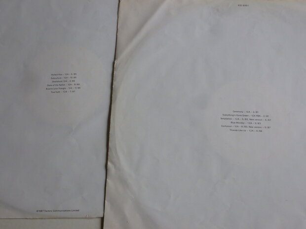 New Order - Substance 1987 (2 LP)