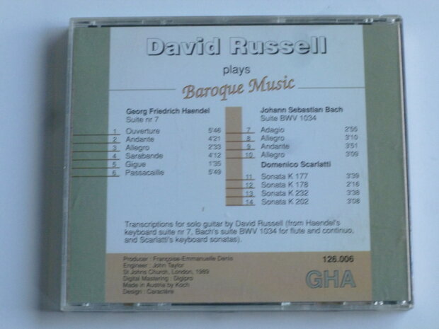 David Russell - Haendel, Bach, Scarlatti (GHA)