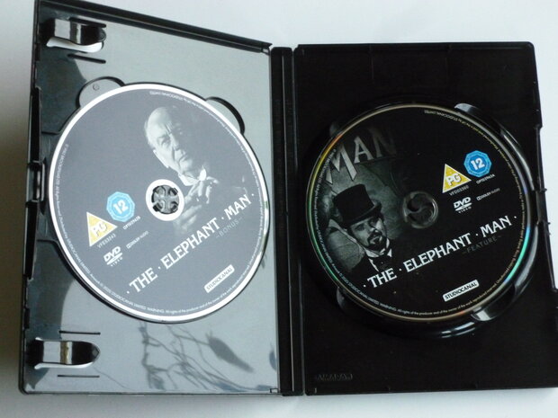 The Elephant Man - David Lynch, Anthony Hopkins, John Hurt (2 DVD) niet Nederl. ondert.
