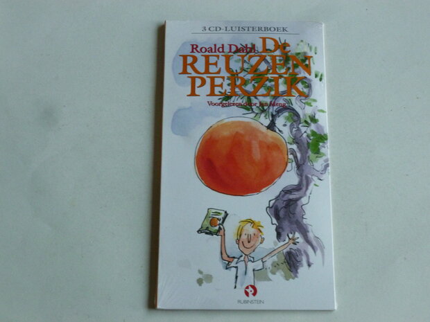 Roald Dahl - De Reuzen Perzik (3 CD Luisterboek) nieuw