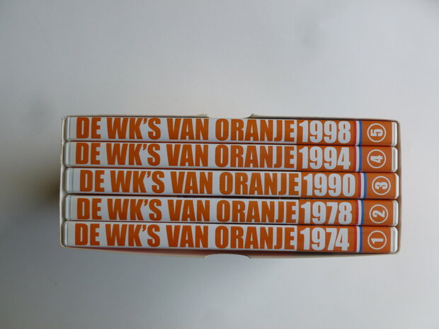 De WK's van Oranje - Jaren '74, '78,'90,'94 en '98 (5 DVD)