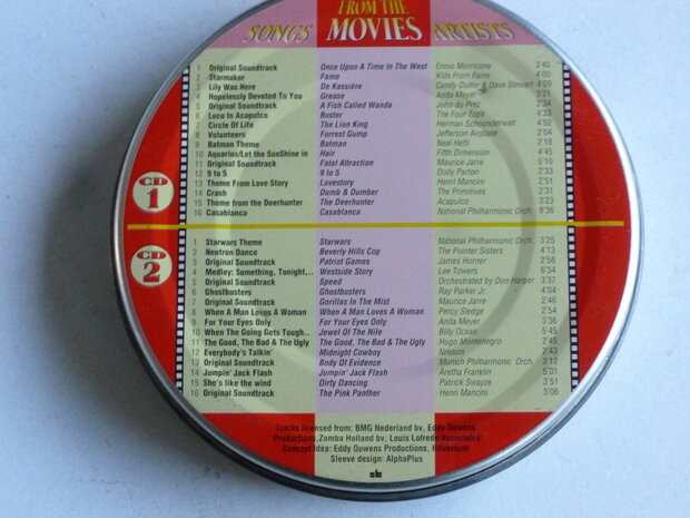 From the Movies - Songs Artists (2 CD) Metal Cage