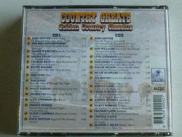 Country Greats - Golden Country Classics (2 CD)