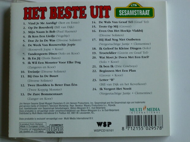 Sesamstraat - Het Beste uit / 24 leuke Liedjes