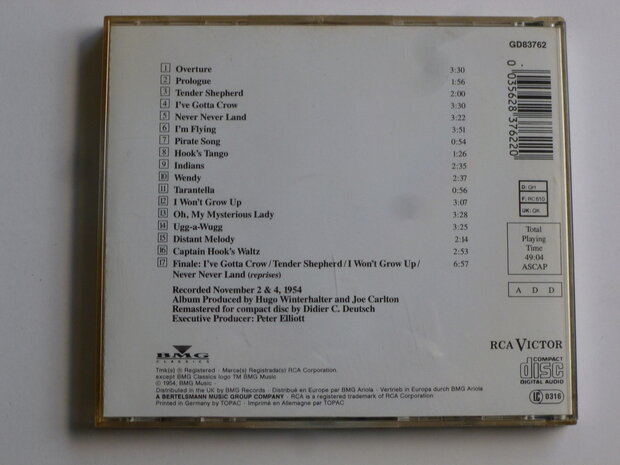 Peter Pan - Original cast recording / Mary Martin, Jerome Robbins