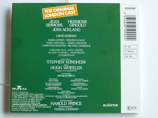 A Little Night Music - The Original London Cast / Jean Simmons