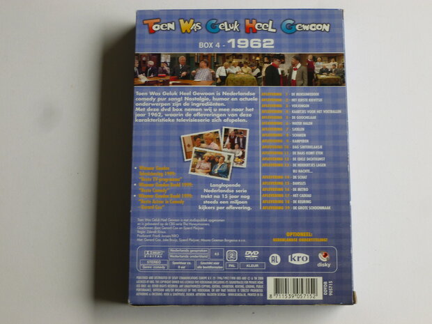 Toen was geluk heel gewoon - Box 4 / 1962 (3 DVD)