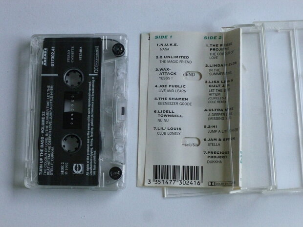 Turn up the Bass - volume 22 (cassette bandje)
