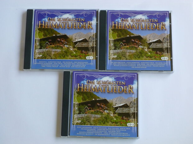 Die Sch&ouml;nsten Heimatlieder - various artists (3 CD)
