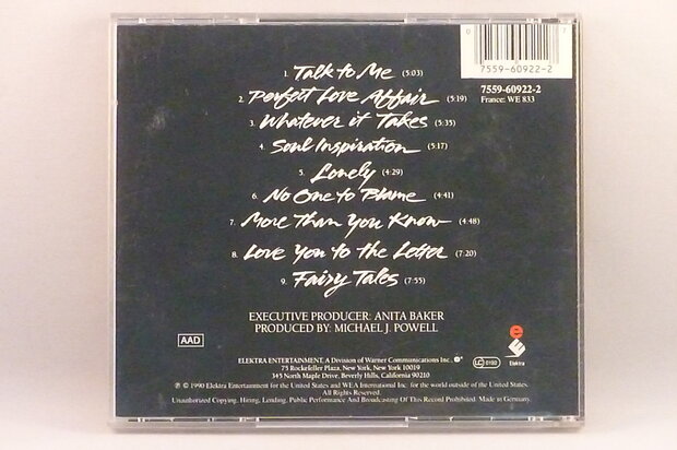 Anita Baker - Compositions