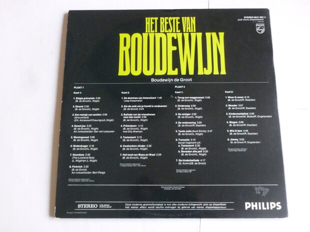 Het Beste van Boudewijn de Groot (2 LP)