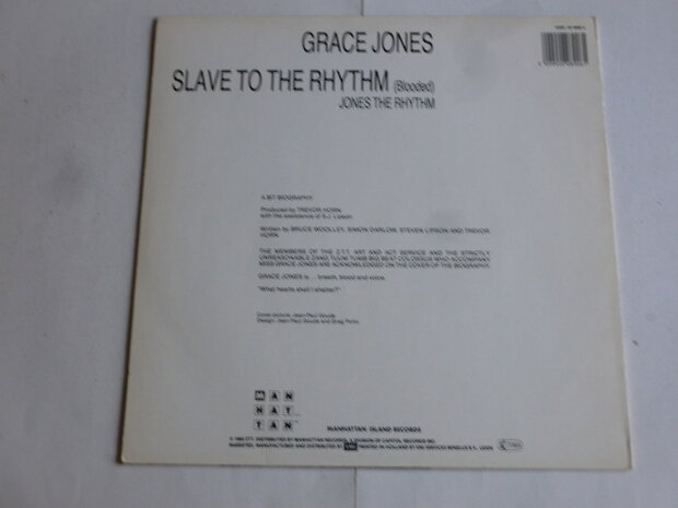 Grace Jones - Slave to the Rhytm (Maxi Single)