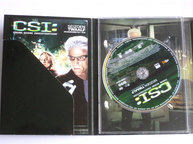 CSI= Crime Scene Investigation - Het Complete 12e Seizoen (3 DVD)