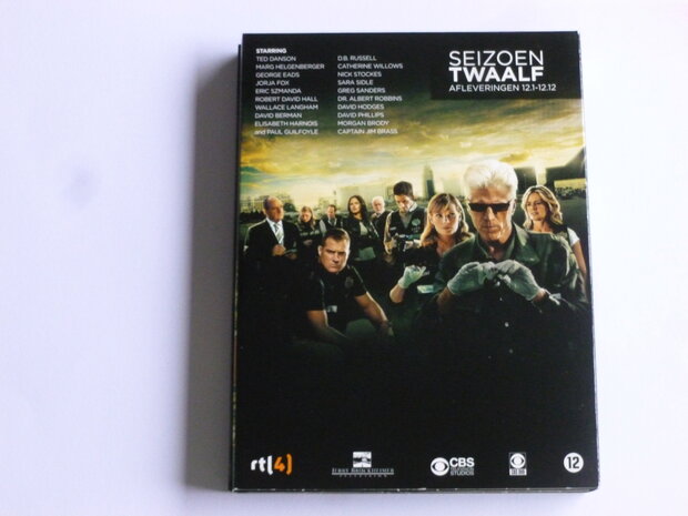 CSI= Crime Scene Investigation - Het Complete 12e Seizoen (3 DVD)