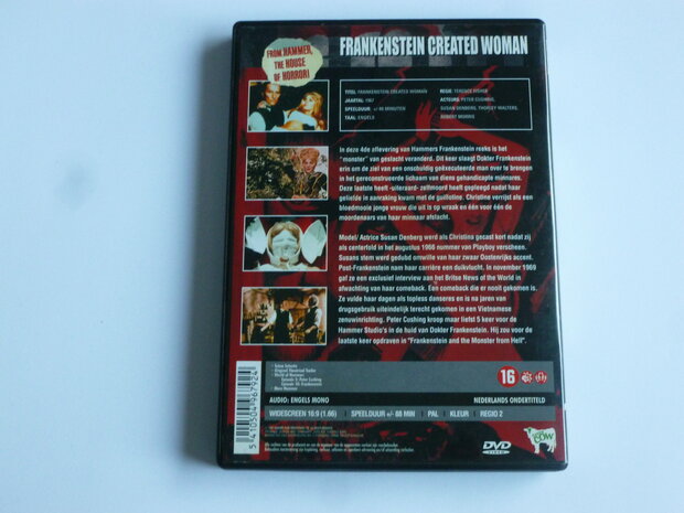 Frankenstein Created Woman - Peter Cushing (DVD) 1967
