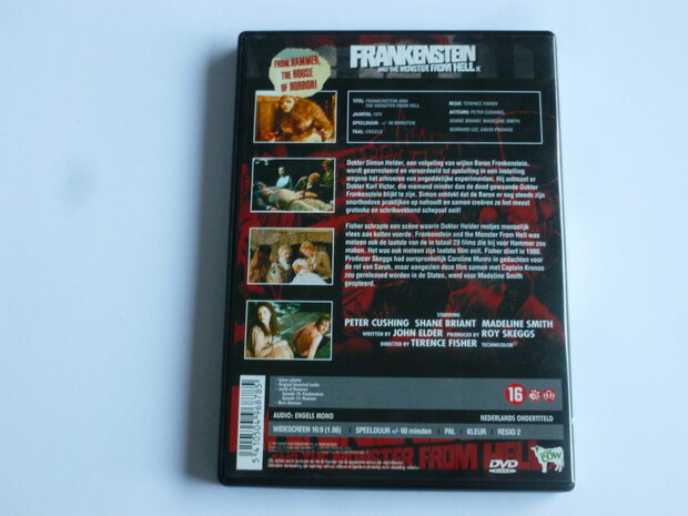 Frankenstein and the Monster from Hell - Peter Cushing (DVD) 1974