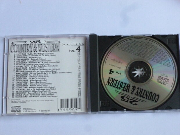 25 Country & Western Ballads  vol. 4