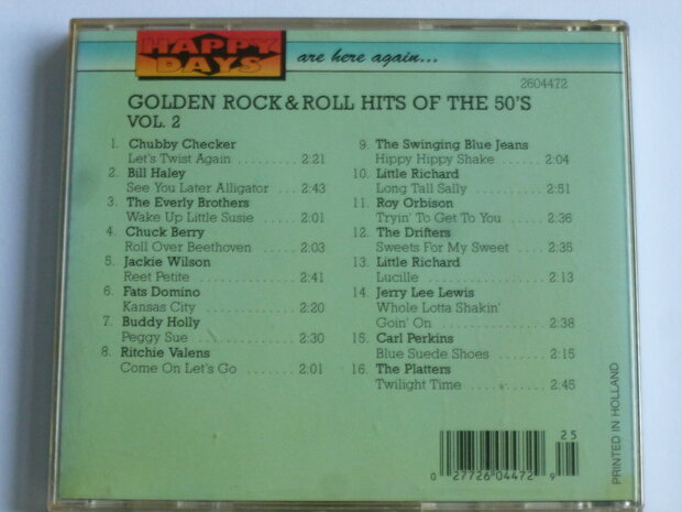 Golden Rock & Roll Hits of the 50's - vol.2