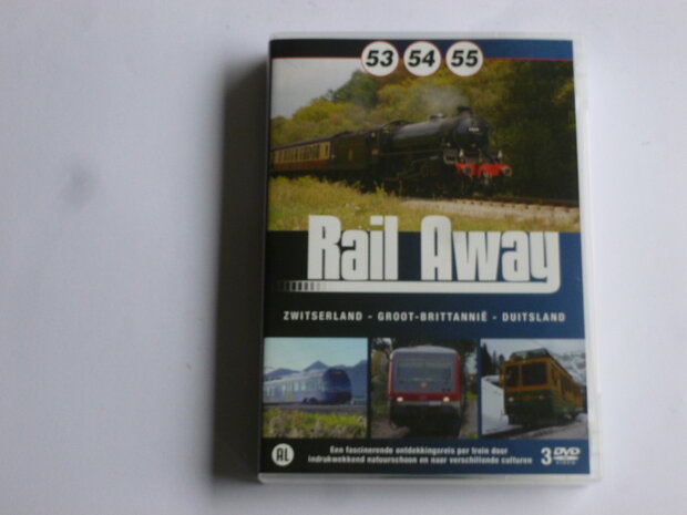 Rail Away 53,54,55 / Zwitserland, Groot Brittannie, Duistland (3 CD)