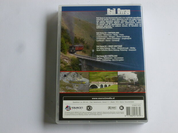 Rail Away 53,54,55 / Zwitserland, Groot Brittannie, Duistland (3 CD)