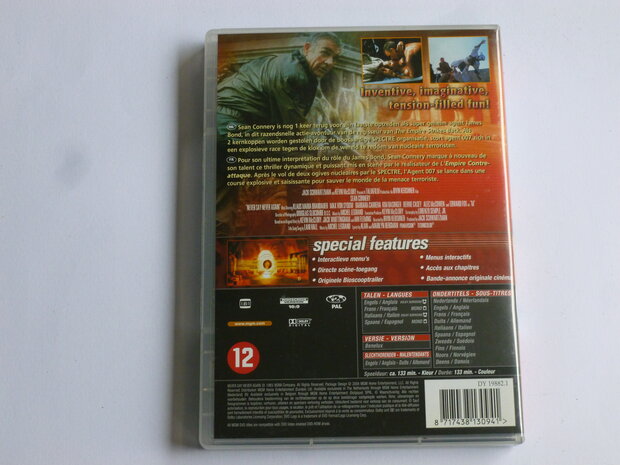 Never say never again - Sean Connery (DVD)
