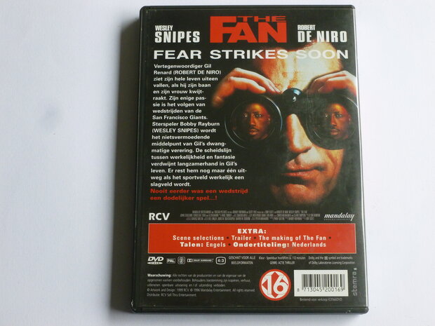 The Fan - Robert de Niro (DVD)