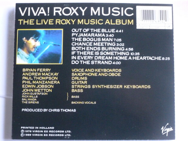 Roxy Music - Viva! / The Live Roxy Music Album