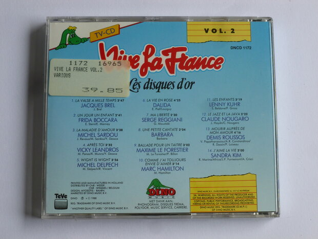 Vive la France - Les Grandes Vedettes vol.2