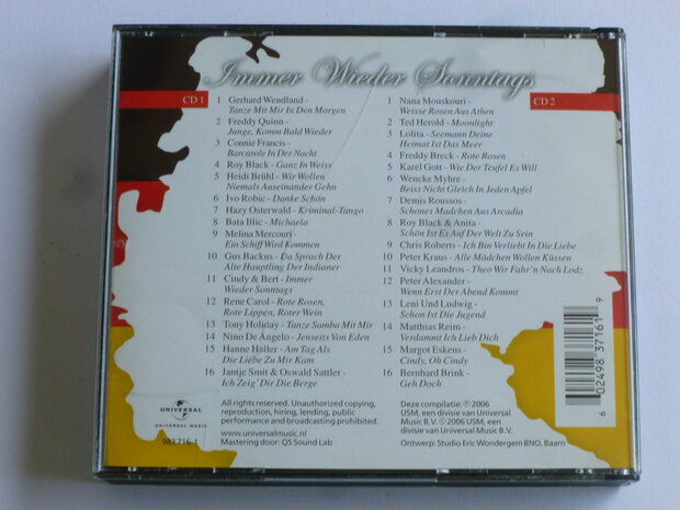 Immer Wieder Sonntags - De Beste Duitse Hits ooit (2 CD)