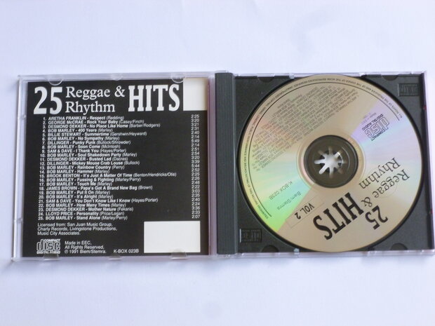 25 Reggae & Rhythm Hits - volume 2