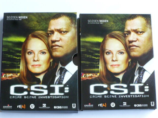 CSI = Crime Scene Investigation - Seizoen Negen Afl. 9.13-9.24 (3 DVD)