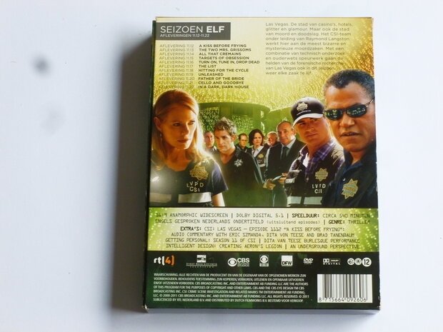 CSI = Crime Scene Investigation - Seizoen Elf Afl. 11.12-11.22  (3 DVD)