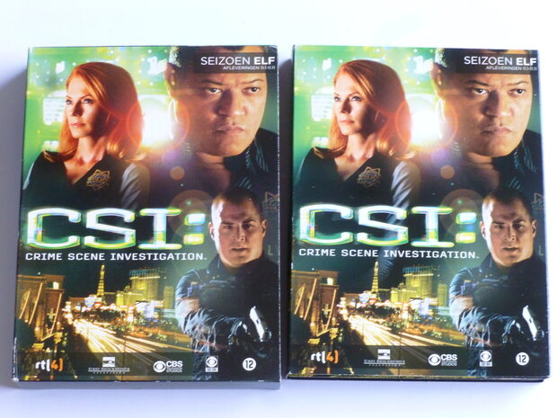 CSI = Crime Scene Investigation - Seizoen Elf Afl. 11.1-11.11  (3 DVD)