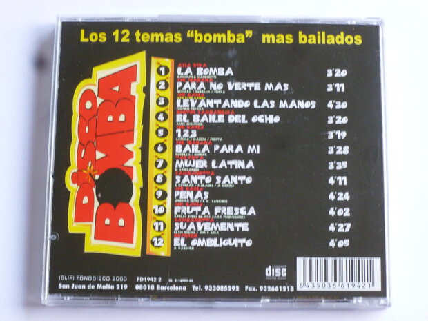 Disco Bomba - Los 12 temas Bomba mas bailados