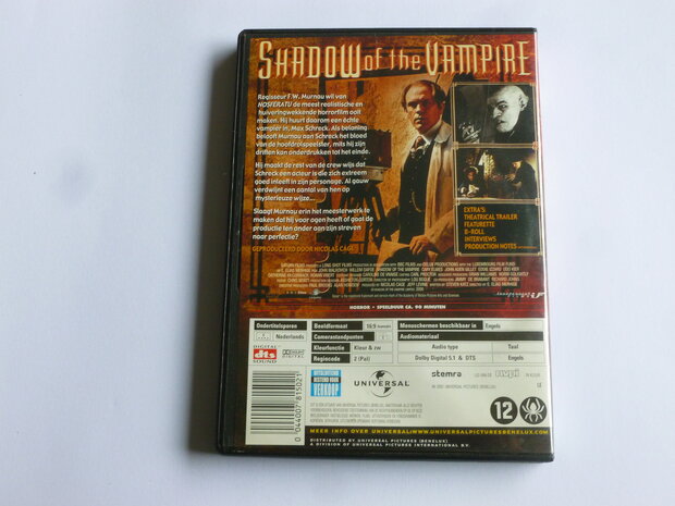Shadow of the Vampire - John Malkovich (DVD)