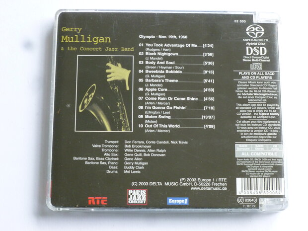 Gerry Mulligan & the Concert Jazz Band (SACD)