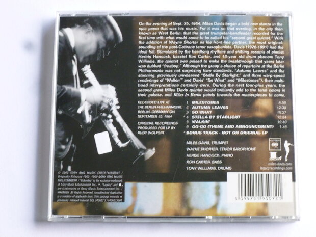 Miles Davis - Miles in Berlin (geremastered)