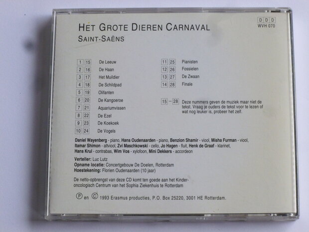 Saint Sa&euml;ns - Het Grote Dieren Carnaval  verteld door Luc Lutz