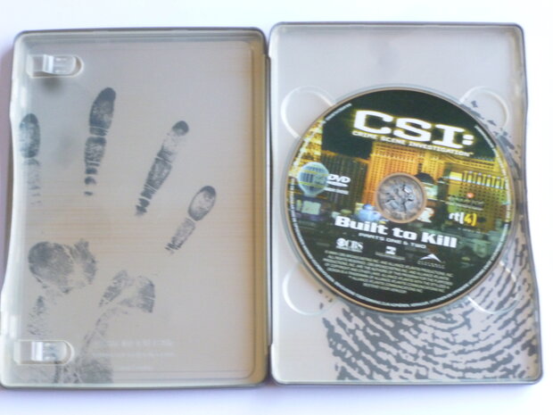 CSI= Crime Scenen Investigation - Built to Kill (DVD) metal box