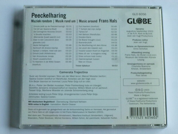 Camerata Trajectina - Peeckelharing / Muziek rondom Frans Hals
