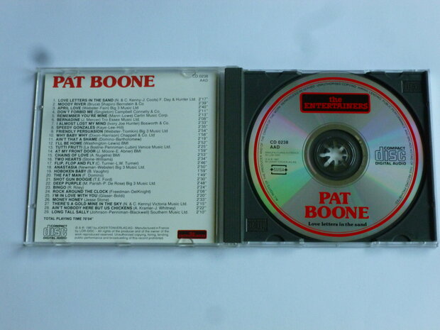 Pat Boone - Love letters in the sand (the entertainers)