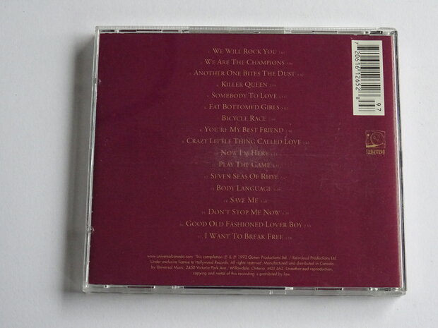 Queen - Greatest Hits (hollywood records) usa