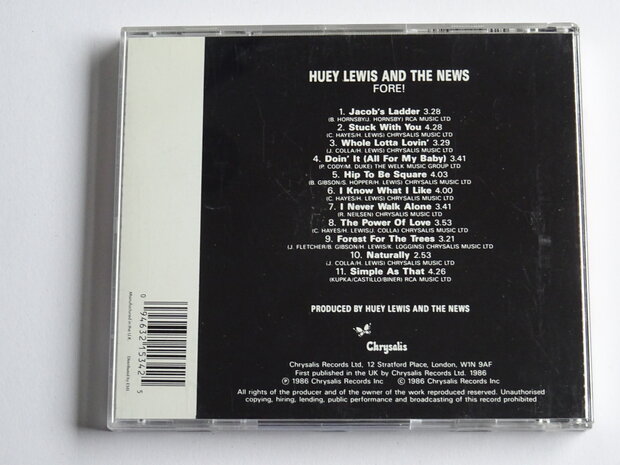 Huey Lewis and the News - Fore!