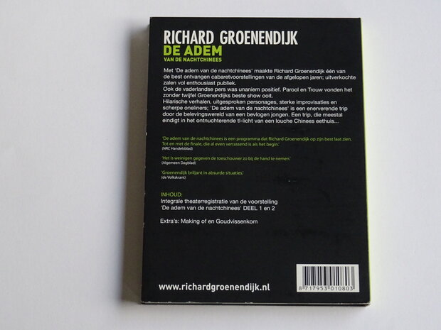 Richard Groenendijk - De Adem van de Nachtchinees (DVD)