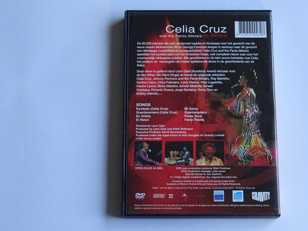 Celia Cruz and the Fania Allstars in Africa (DVD) gravity