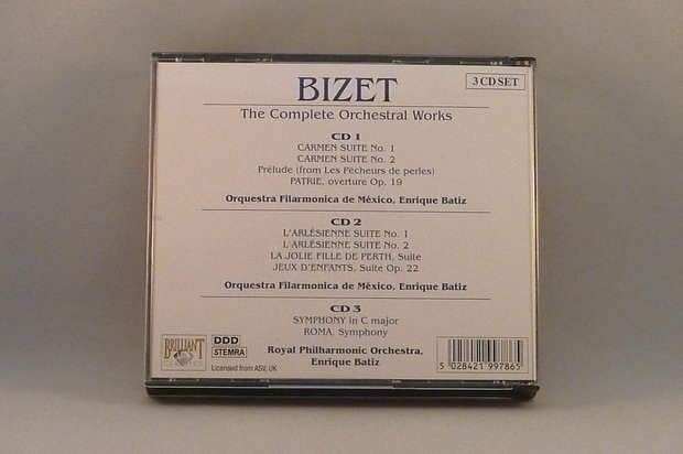 Bizet - The Complete Orchestral Works (3 CD Box)