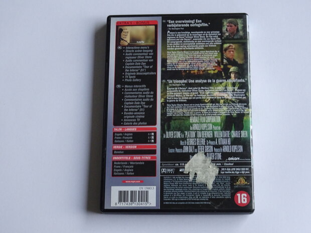 Platoon - Oliver Stone, Dafoe (DVD)